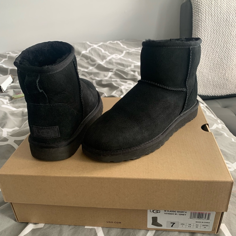 Short Black UGG Boots